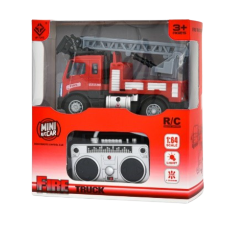 شاحنة اطفاء مع ريموت تحكم عن بعد